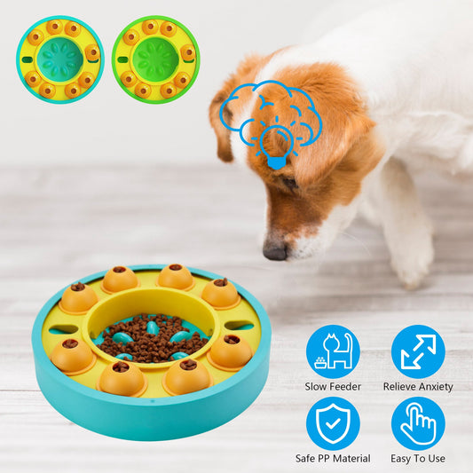 Dog Puzzle Food Feeder Slow Feeding Bowl